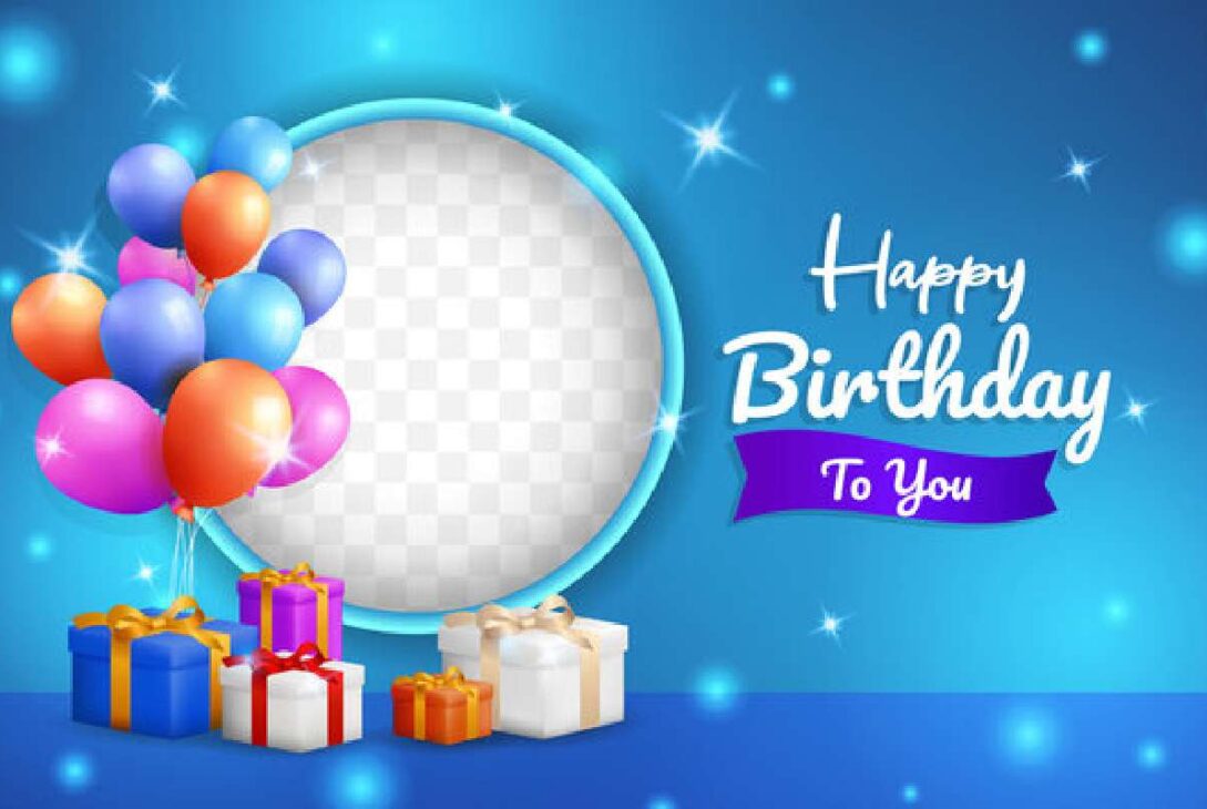 High Resolution Birthday Flex Banner Background Design