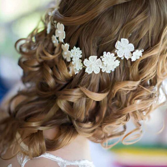 shoulder length wedding hairstyles for medium hair