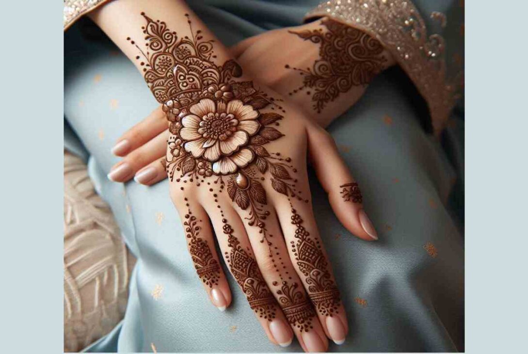 Mehndi Design Simple for Back Hand